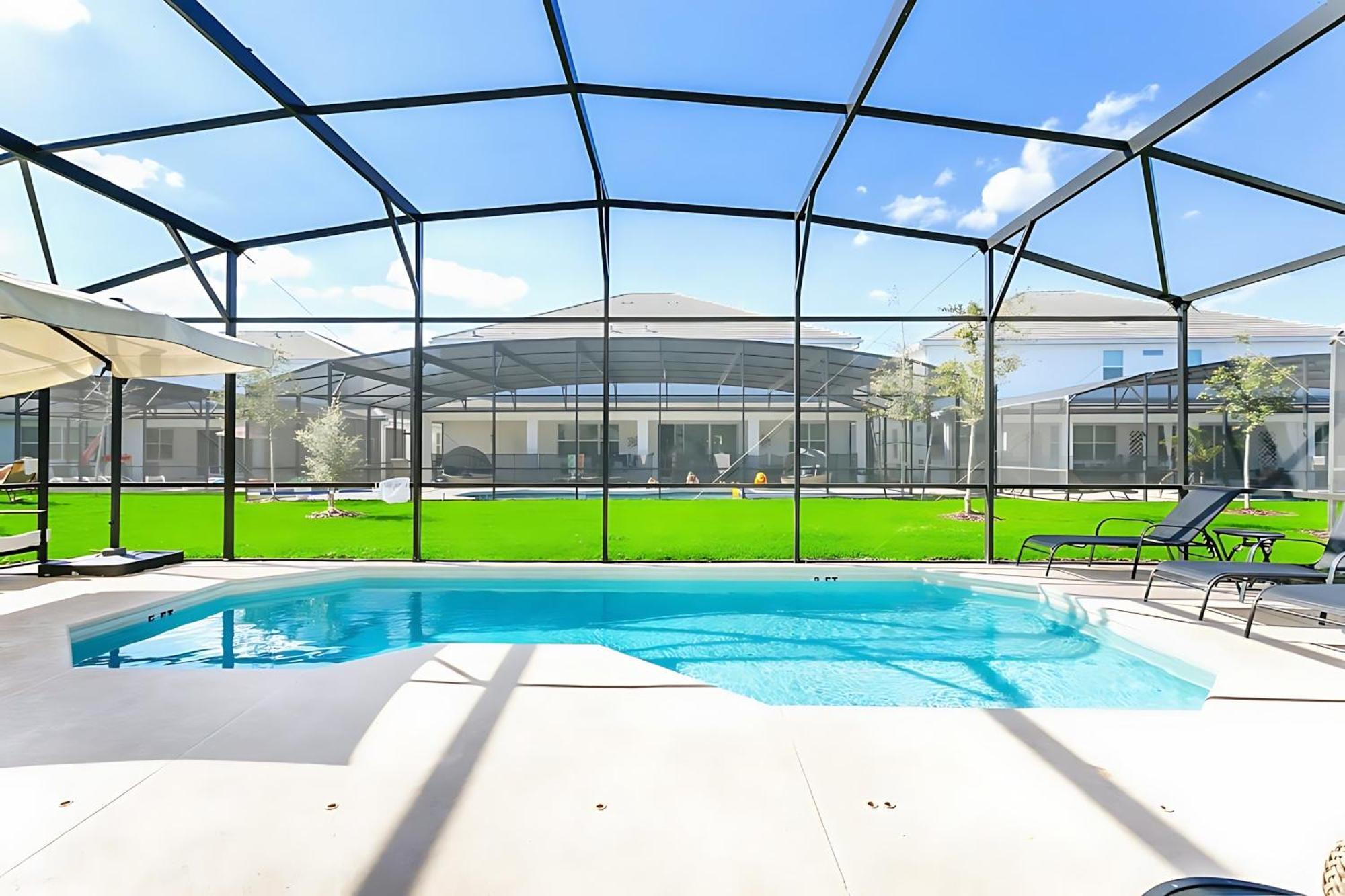 10Br Luxury Home Near Disney W Pool & Games Room Kissimmee Exterior foto