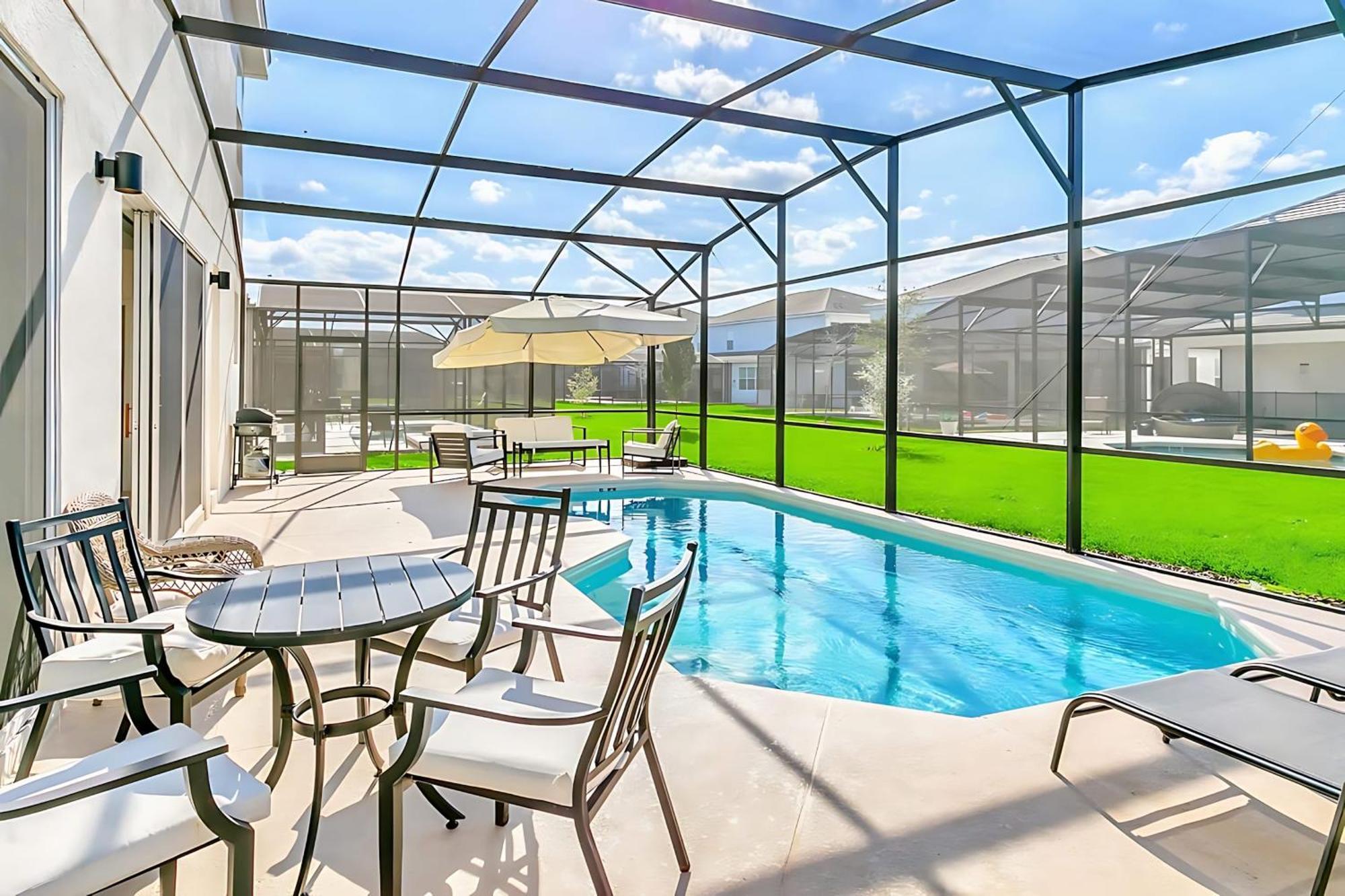 10Br Luxury Home Near Disney W Pool & Games Room Kissimmee Exterior foto