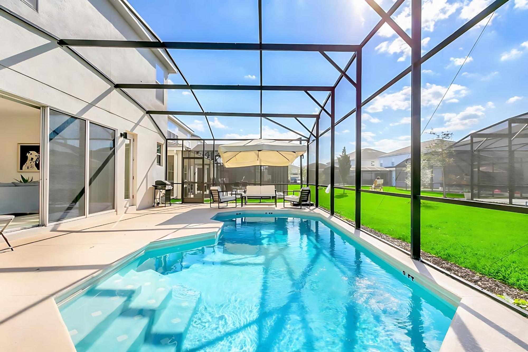 10Br Luxury Home Near Disney W Pool & Games Room Kissimmee Exterior foto