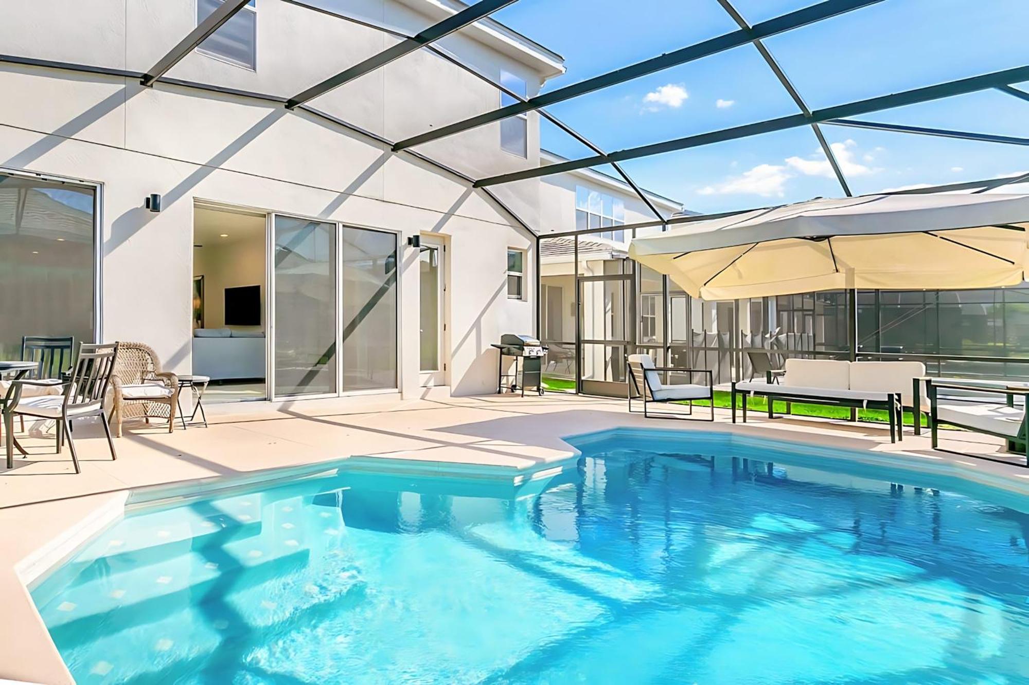 10Br Luxury Home Near Disney W Pool & Games Room Kissimmee Exterior foto